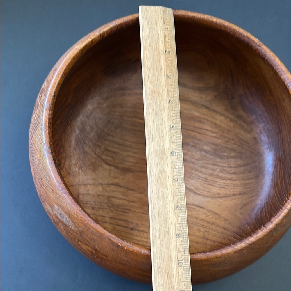 Large Teak Bowl - Picture 3 of 6
